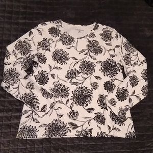 Croft & Barrow floral top